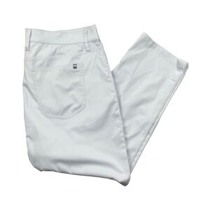 Travis Mathew 38 Light Gray  100% Polyester Pants Golf Athletic